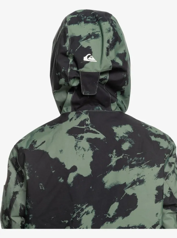 Snow Jackets Boys Quiksilver Boy039s 816 Mission Printed Technical Snow Jacket Tye Dye Laurel Wreath Snow Jackets Boys Quiksilver Boy039s 816 Mission Printed Technical Snow Jacket Tye Dye Laurel Wreath