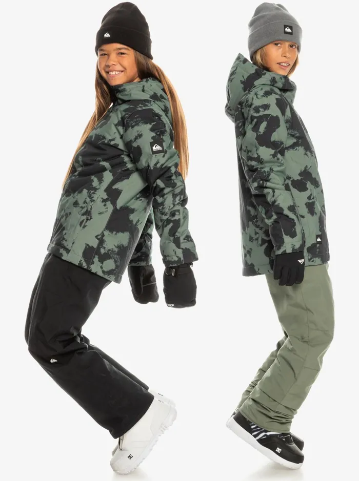 Snow Jackets Boys Quiksilver Boy039s 816 Mission Printed Technical Snow Jacket Tye Dye Laurel Wreath Snow Jackets Boys Quiksilver Boy039s 816 Mission Printed Technical Snow Jacket Tye Dye Laurel Wreath