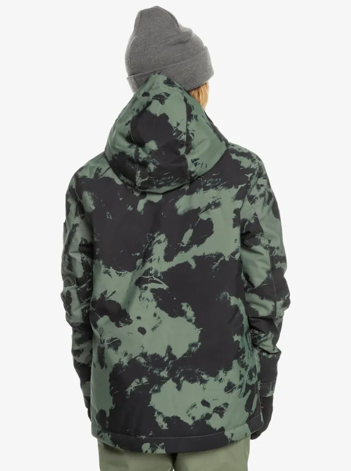 Snow Jackets Boys Quiksilver Boy039s 816 Mission Printed Technical Snow Jacket Tye Dye Laurel Wreath Snow Jackets Boys Quiksilver Boy039s 816 Mission Printed Technical Snow Jacket Tye Dye Laurel Wreath