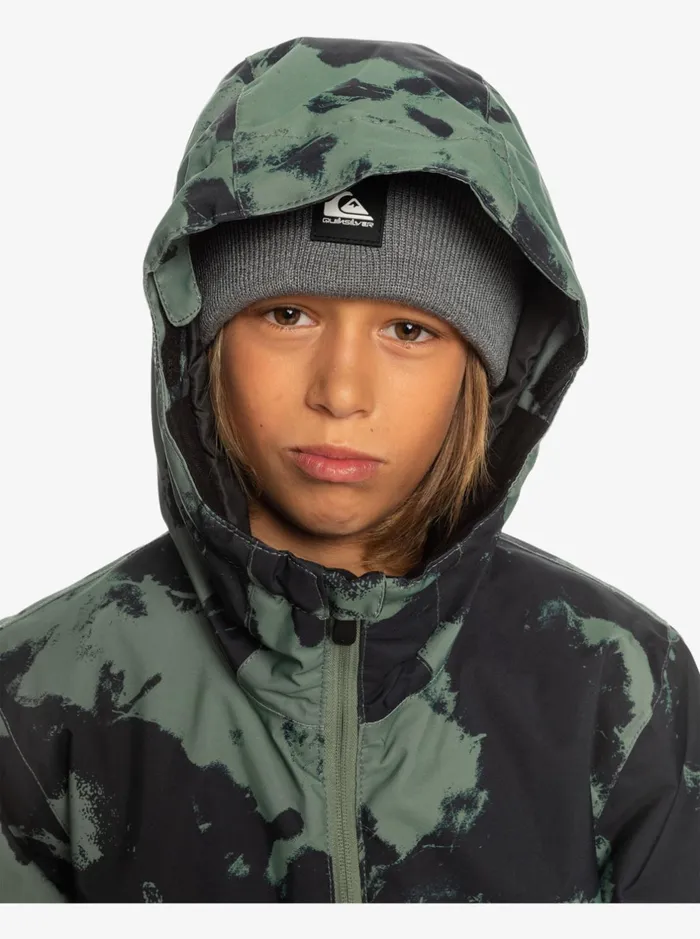 Snow Jackets Boys Quiksilver Boy039s 816 Mission Printed Technical Snow Jacket Tye Dye Laurel Wreath Snow Jackets Boys Quiksilver Boy039s 816 Mission Printed Technical Snow Jacket Tye Dye Laurel Wreath