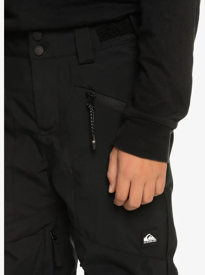 Snow Pants Boys Quiksilver Boy039s 816 Estate Technical Snow Pants True Black Snow Pants Boys Quiksilver Boy039s 816 Estate Technical Snow Pants True Black
