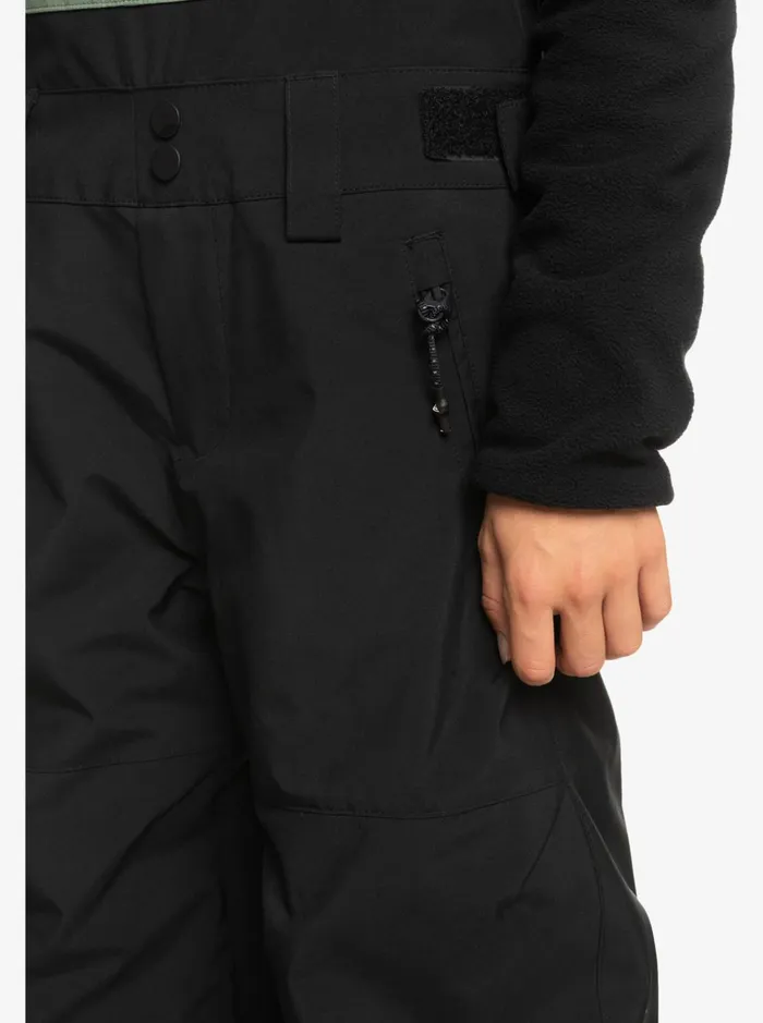 Snow Pants Boys Quiksilver Boy039s 816 Mash Up Technical Snow Bib Pants True Black Snow Pants Boys Quiksilver Boy039s 816 Mash Up Technical Snow Bib Pants True Black