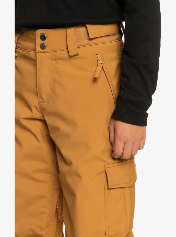 Snow Pants Boys Quiksilver Boy039s 816 Porter Snow Pants Bone Brown Snow Pants Boys Quiksilver Boy039s 816 Porter Snow Pants Bone Brown