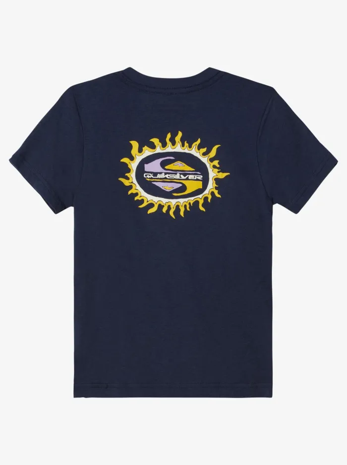 Tees Boys Quiksilver Boy039s 816 Anything Goes Kt0 TShirt Navy Blazer