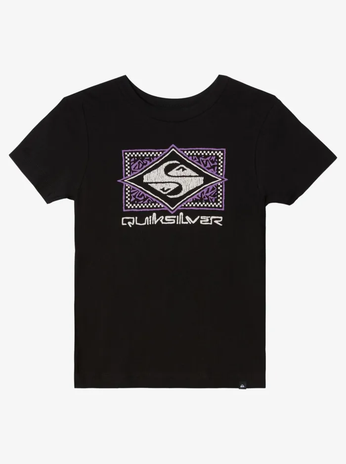 Tees Boys Quiksilver Boy039s 816 Black Flash Kt0 TShirt Black