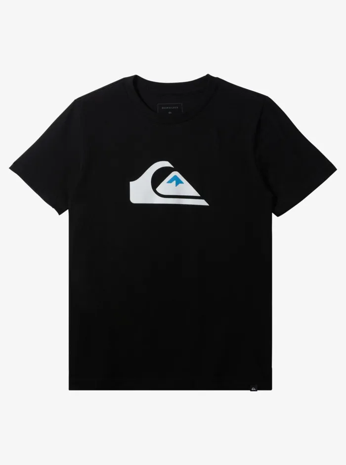 Tees Boys Quiksilver Boy039s 816 Comp Logo TShirt Black