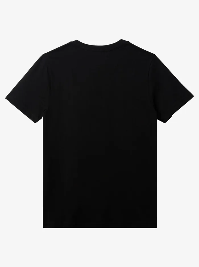 Tees Boys Quiksilver Boy039s 816 Comp Logo TShirt Black Tees Boys Quiksilver Boy039s 816 Comp Logo TShirt Black