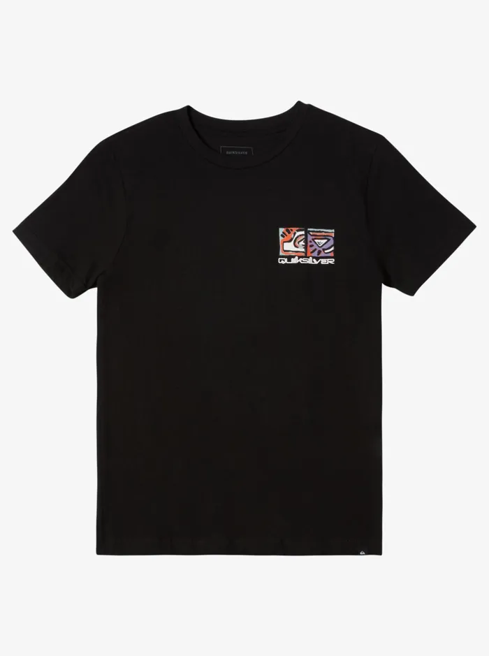 Tees Boys Quiksilver Boy039s 816 Free Zone Bt0 TShirt Black
