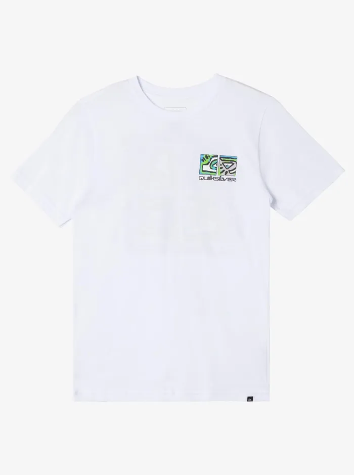 Tees Boys Quiksilver Boy039s 816 Free Zone Bt0 TShirt White