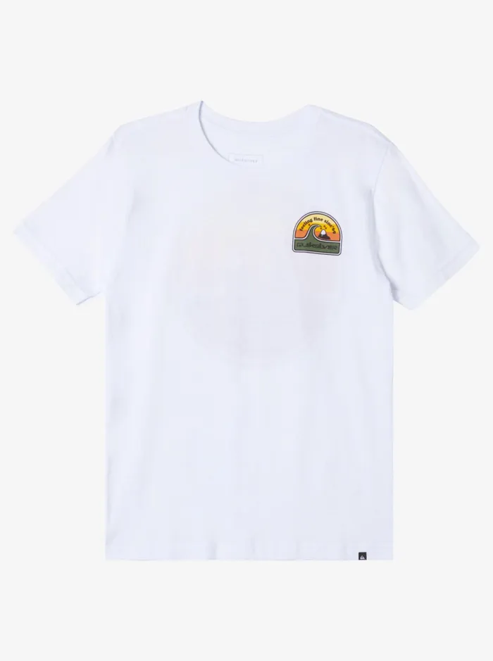 Tees Boys Quiksilver Boy039s 816 In The Groove Bt0 TShirt White