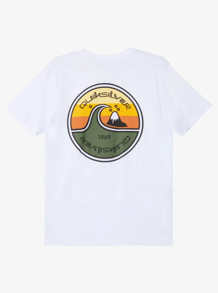 Tees Boys Quiksilver Boy039s 816 In The Groove Bt0 TShirt White Tees Boys Quiksilver Boy039s 816 In The Groove Bt0 TShirt White