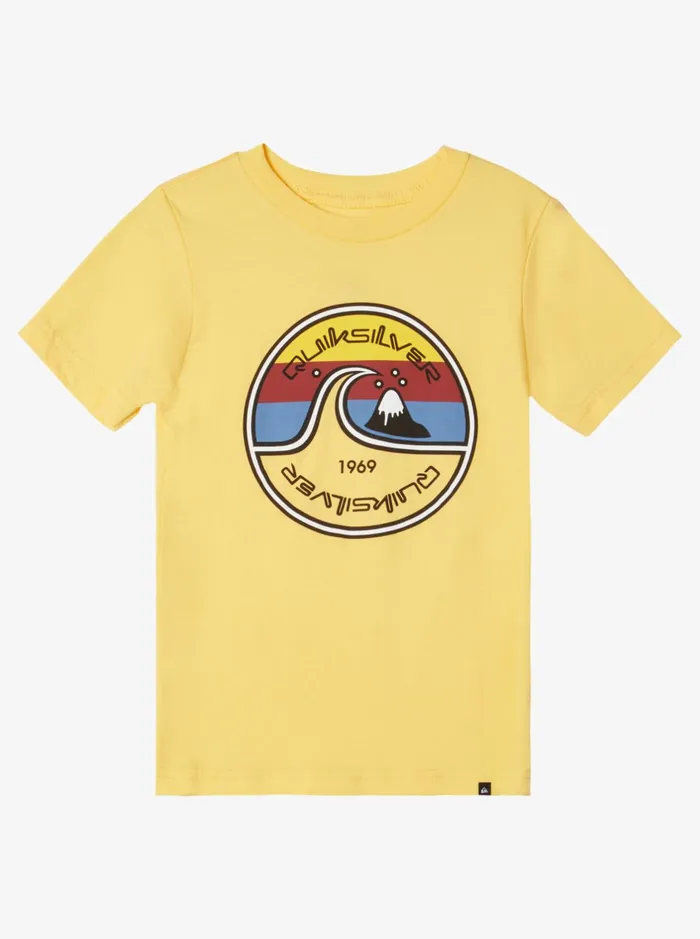Tees Boys Quiksilver Boy039s 816 In The Groove Kt0 TShirt Banana Cream