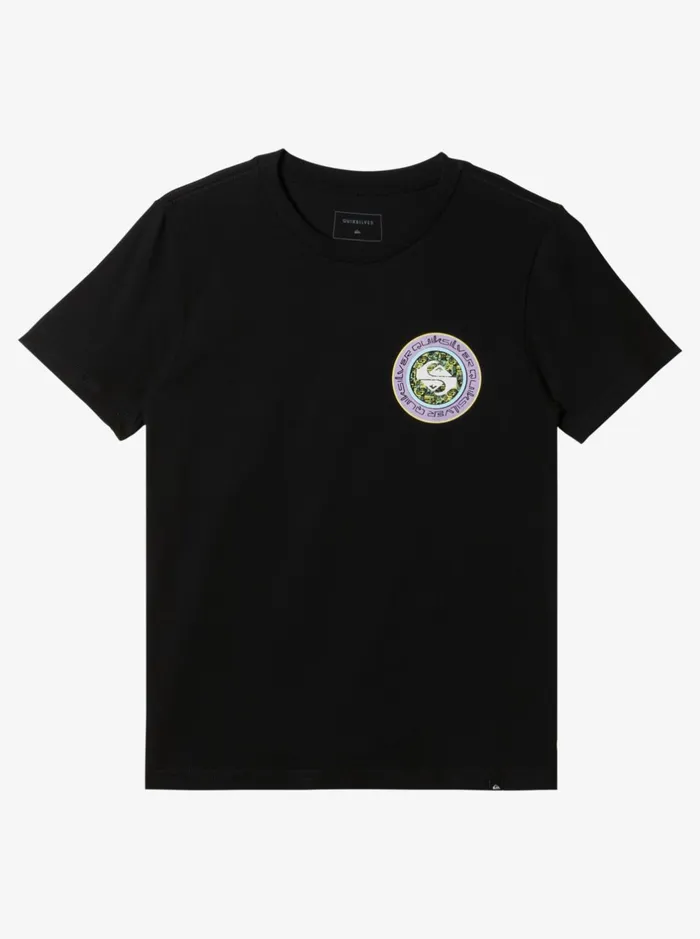 Tees Boys Quiksilver Boy039s 816 Omni Circle TShirt Black