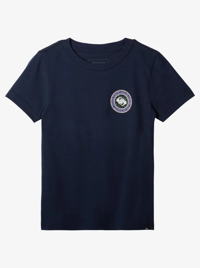 Tees Boys Quiksilver Boy039s 816 Omni Circle TShirt Navy Blazer