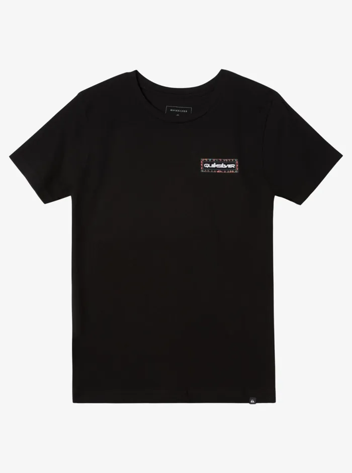 Tees Boys Quiksilver Boy039s 816 Second Reef Bt0 TShirt Black