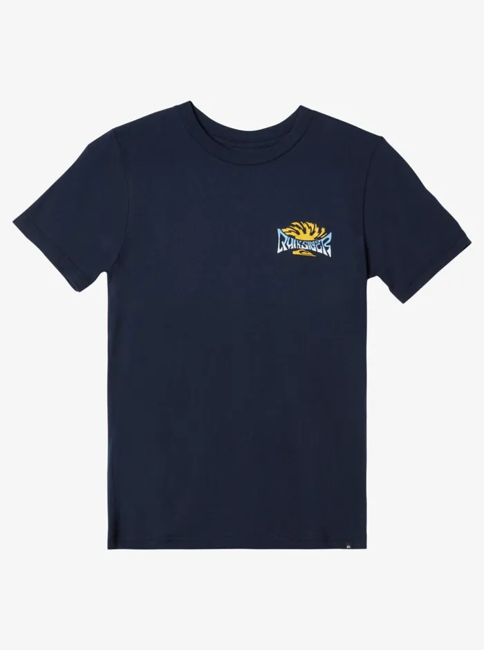 Tees Boys Quiksilver Boy039s 816 Spin Cycle Bt0 TShirt Navy Blazer