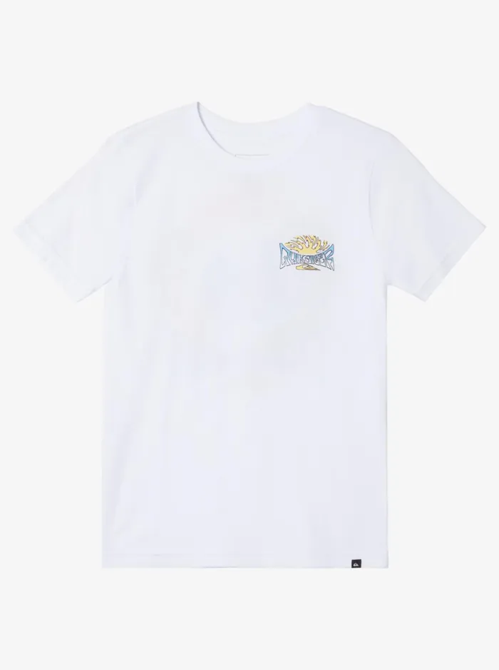 Tees Boys Quiksilver Boy039s 816 Spin Cycle Bt0 TShirt White