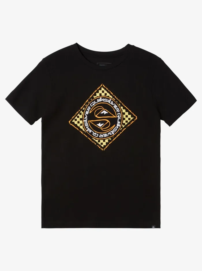 Tees Boys Quiksilver Boy039s 816 Splitting Hairs Bt0 TShirt Black
