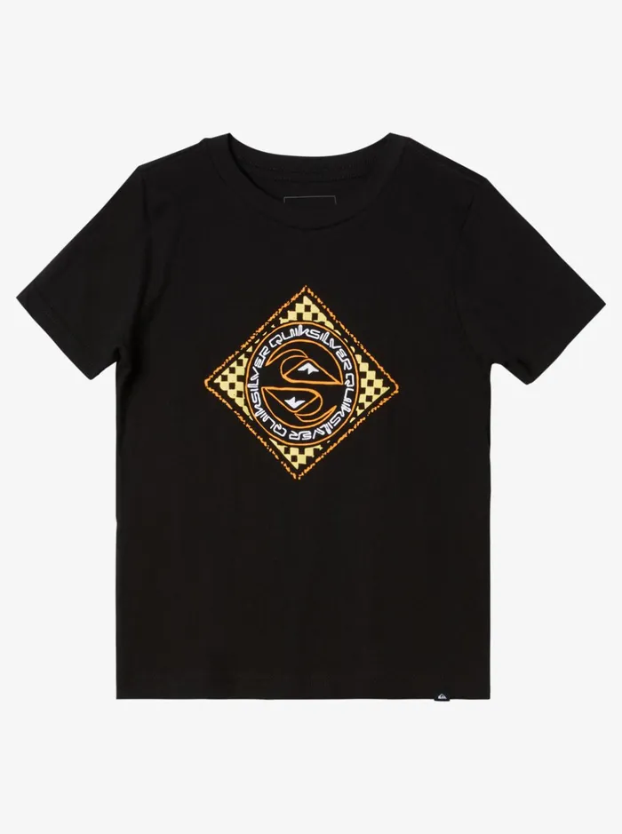 Tees Boys Quiksilver Boy039s 816 Splitting Hairs Kt0 TShirt Black