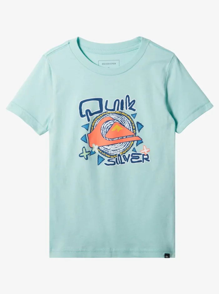 Tees Boys Quiksilver Boy039s 816 Vintage Feel TShirt Pastel Turquoise