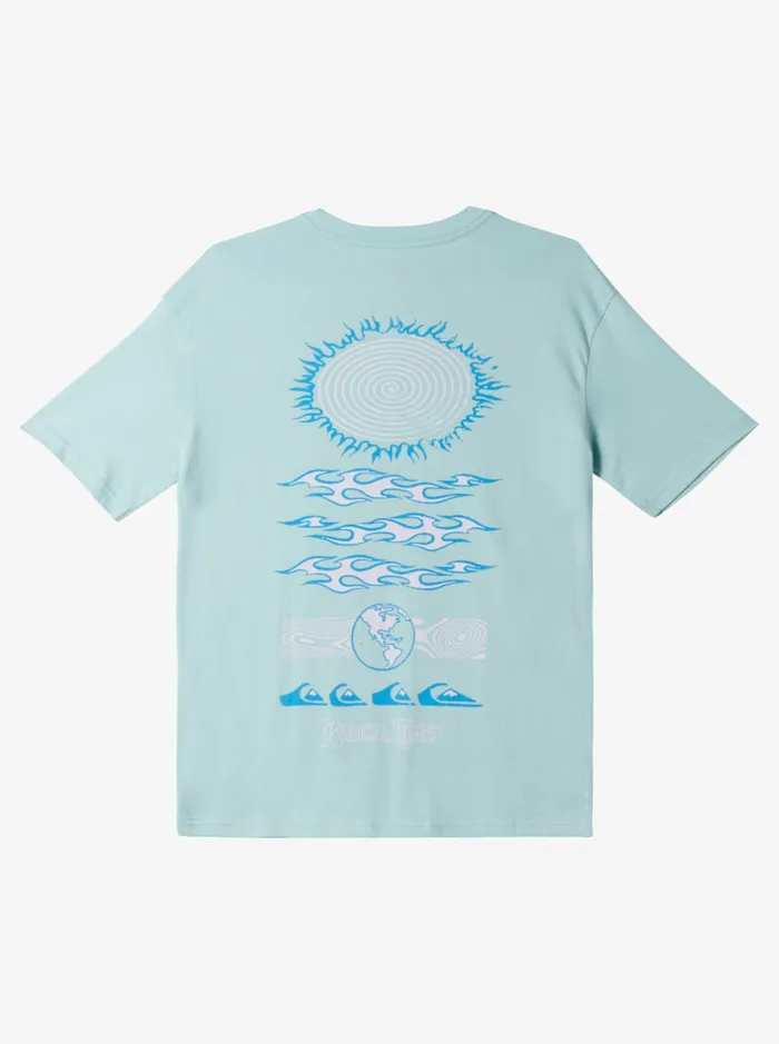 Tees Boys Quiksilver Boy039s 816 Visions TShirt Pastel Turquoise Tees Boys Quiksilver Boy039s 816 Visions TShirt Pastel Turquoise