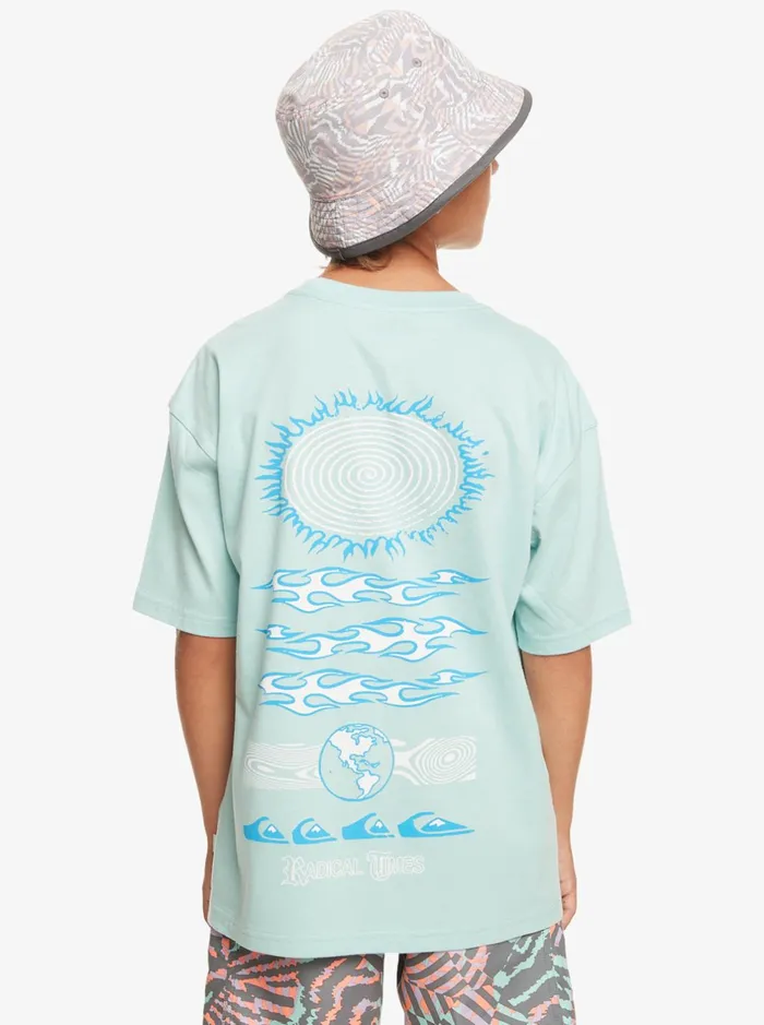Tees Boys Quiksilver Boy039s 816 Visions TShirt Pastel Turquoise Tees Boys Quiksilver Boy039s 816 Visions TShirt Pastel Turquoise