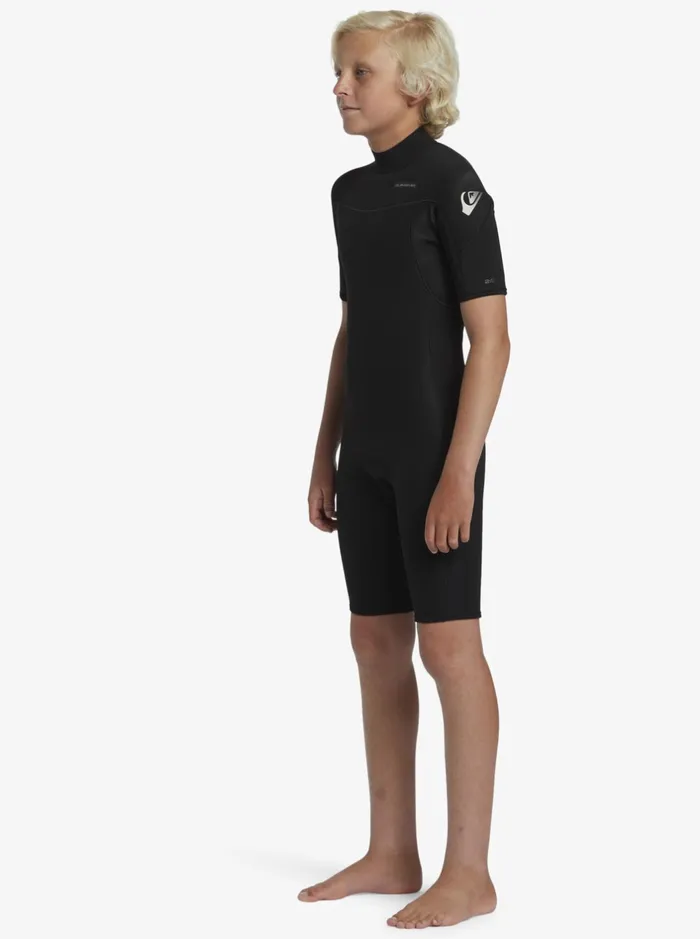 Wetsuits Boys Quiksilver Boy039s 816 22mm Everyday Sessions Short Sleeve Back Zip Springsuit Black Wetsuits Boys Quiksilver Boy039s 816 22mm Everyday Sessions Short Sleeve Back Zip Springsuit Black