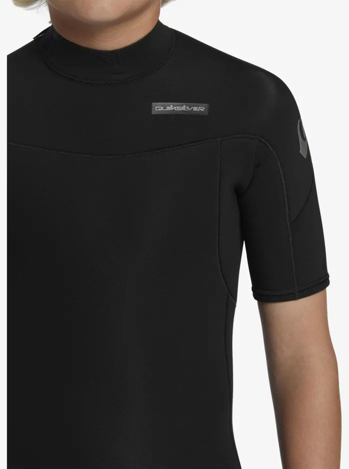 Wetsuits Boys Quiksilver Boy039s 816 22mm Everyday Sessions Short Sleeve Back Zip Springsuit Black Wetsuits Boys Quiksilver Boy039s 816 22mm Everyday Sessions Short Sleeve Back Zip Springsuit Black