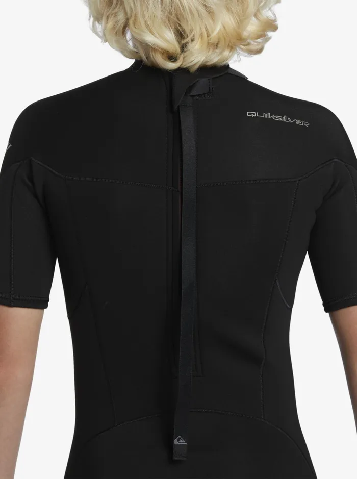 Wetsuits Boys Quiksilver Boy039s 816 22mm Everyday Sessions Short Sleeve Back Zip Springsuit Black Wetsuits Boys Quiksilver Boy039s 816 22mm Everyday Sessions Short Sleeve Back Zip Springsuit Black
