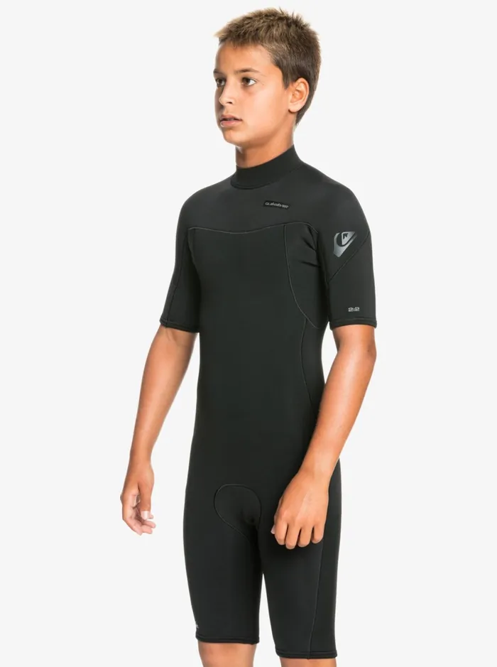 Wetsuits Boys Quiksilver Boy039s 816 22mm Sessions SSl Springsuit Black Wetsuits Boys Quiksilver Boy039s 816 22mm Sessions SSl Springsuit Black