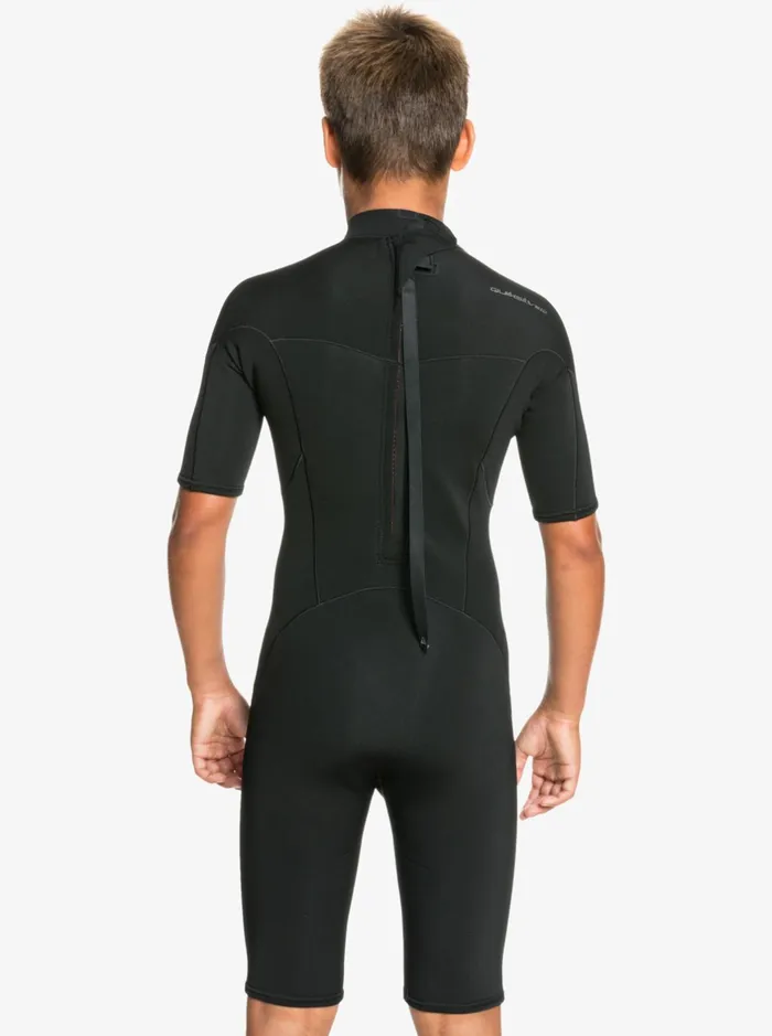 Wetsuits Boys Quiksilver Boy039s 816 22mm Sessions SSl Springsuit Black Wetsuits Boys Quiksilver Boy039s 816 22mm Sessions SSl Springsuit Black