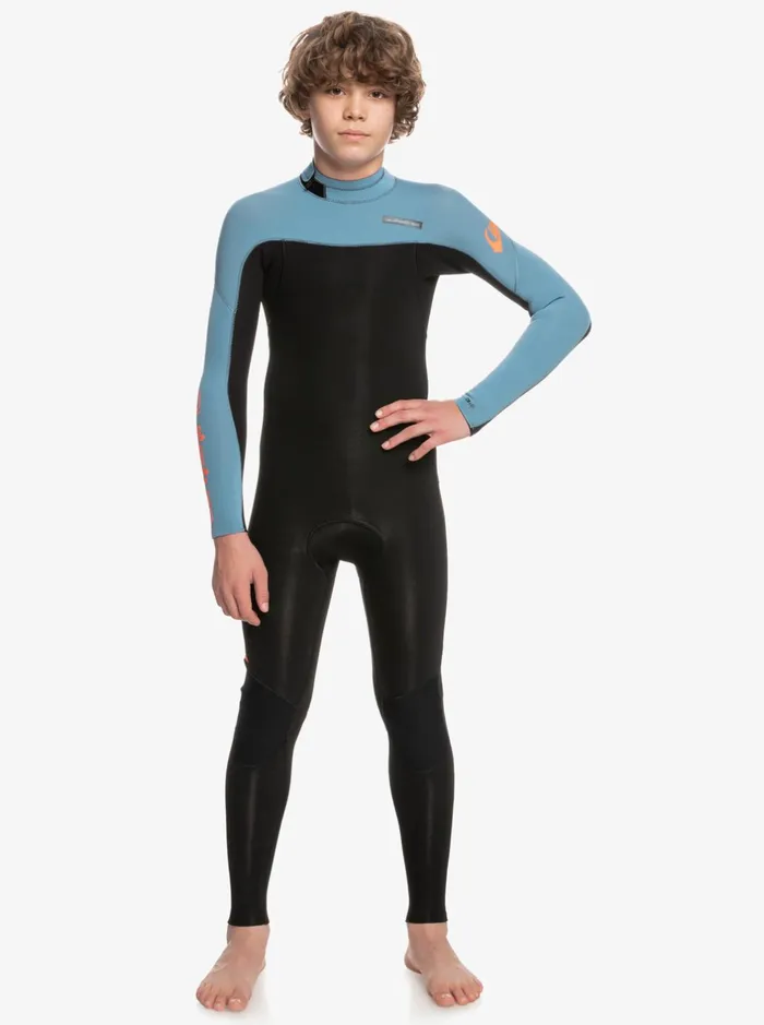 Wetsuits Boys Quiksilver Boy039s 816 32mm Everyday Sessions Back Zip Wetsuit Blackprovincial Blue Wetsuits Boys Quiksilver Boy039s 816 32mm Everyday Sessions Back Zip Wetsuit Blackprovincial Blue