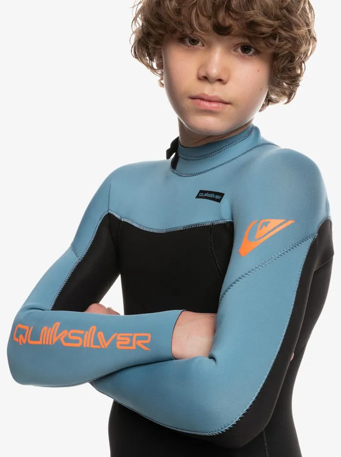 Wetsuits Boys Quiksilver Boy039s 816 32mm Everyday Sessions Back Zip Wetsuit Blackprovincial Blue Wetsuits Boys Quiksilver Boy039s 816 32mm Everyday Sessions Back Zip Wetsuit Blackprovincial Blue