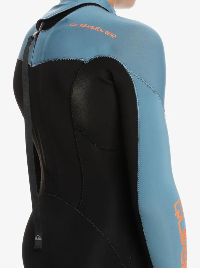 Wetsuits Boys Quiksilver Boy039s 816 32mm Everyday Sessions Back Zip Wetsuit Blackprovincial Blue Wetsuits Boys Quiksilver Boy039s 816 32mm Everyday Sessions Back Zip Wetsuit Blackprovincial Blue