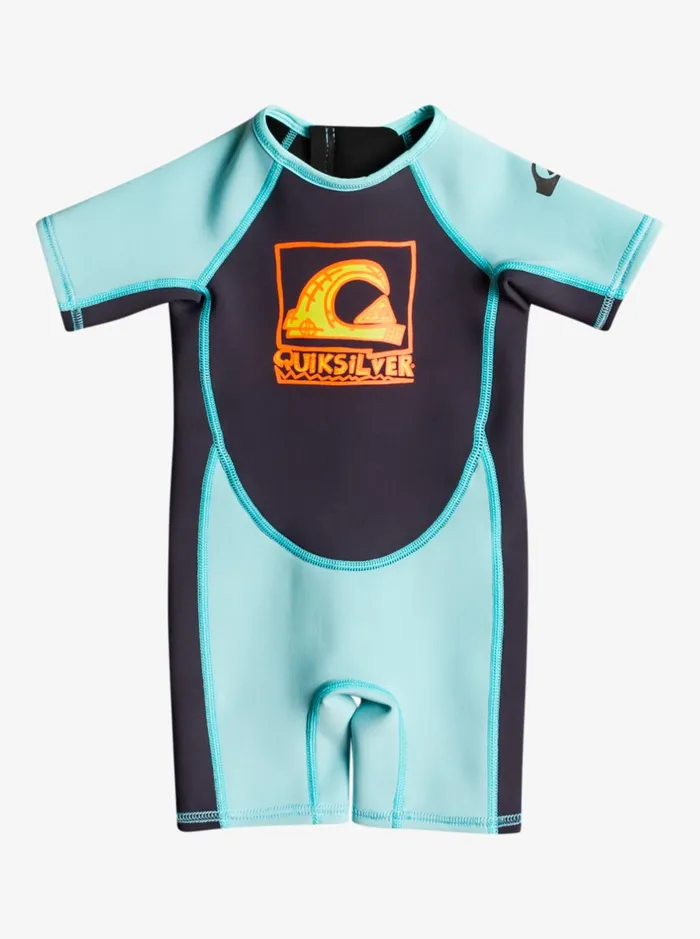 Wetsuits Boys Quiksilver Toddler039s 15mm BackZip Springsuit Blackjet Blackangel Blue Wetsuits Boys Quiksilver Toddler039s 15mm BackZip Springsuit Blackjet Blackangel Blue