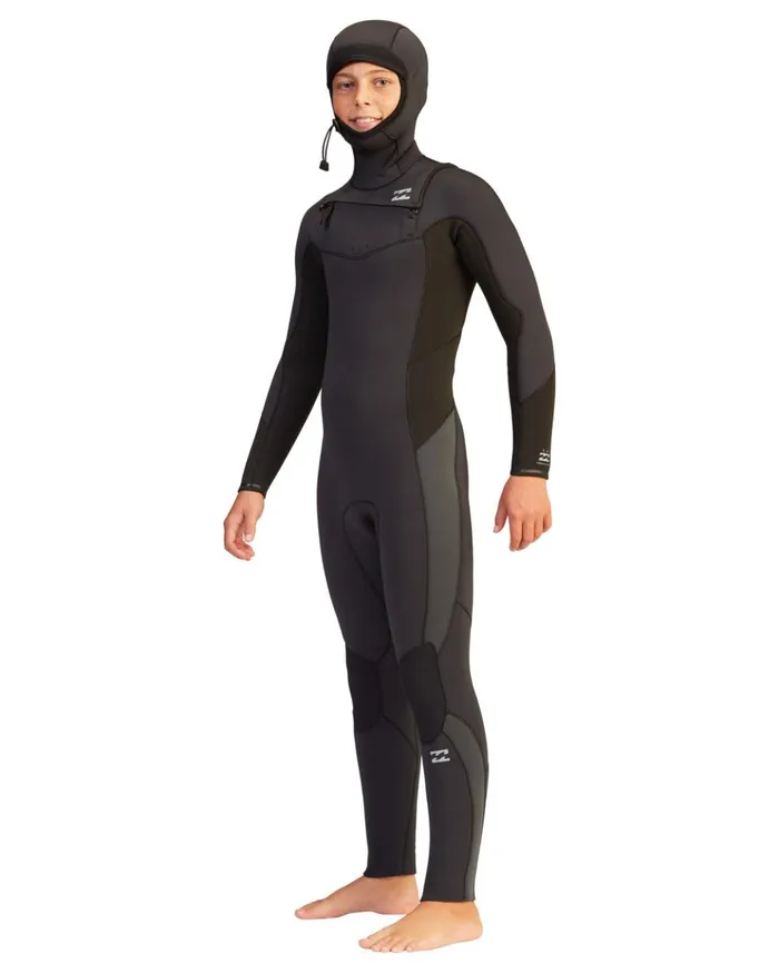 Billabong 54 Boys039 Absolute Hooded Wetsuit Black Rock Kids Boys039 Wetsuits Billabong 54 Boys039 Absolute Hooded Wetsuit Black Rock Kids Boys039 Wetsuits