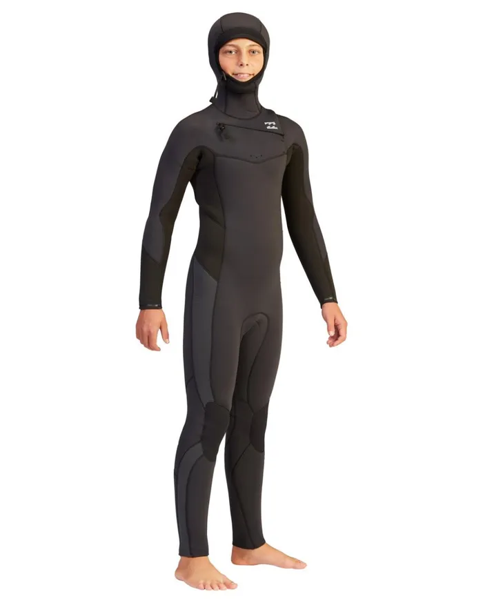 Billabong 54 Boys039 Absolute Hooded Wetsuit Black Rock Kids Boys039 Wetsuits Billabong 54 Boys039 Absolute Hooded Wetsuit Black Rock Kids Boys039 Wetsuits