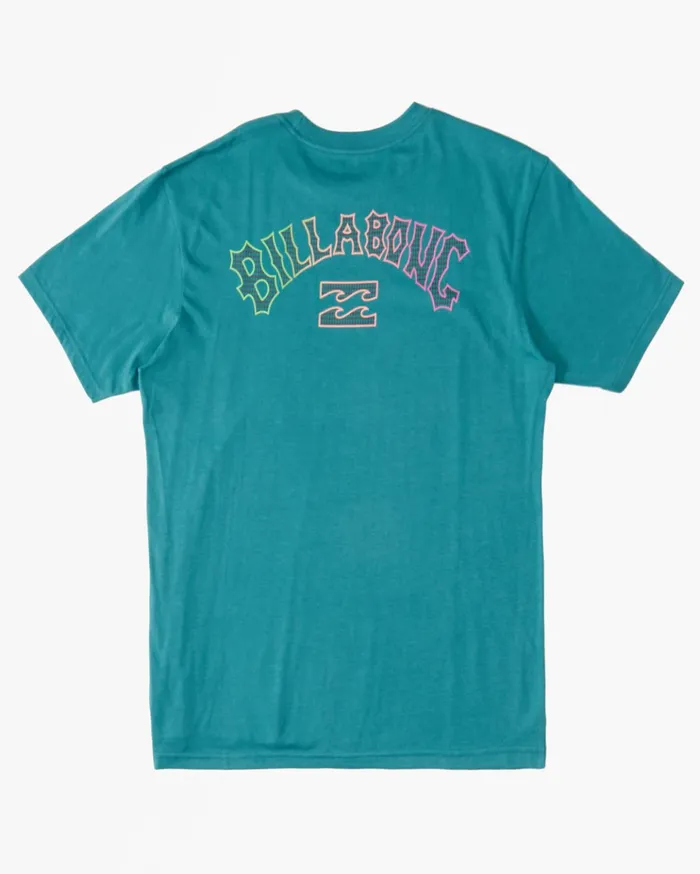 Billabong Boy039s 04027041 Arch Fill TShirt Teal Kids Boys039 Tees