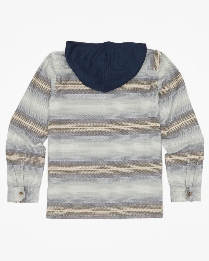 Billabong Boy039s 04027041 Baja Hooded Flannel Shirt Blue Haze Kids Toddlers and Boys 27 Yrs Billabong Boy039s 04027041 Baja Hooded Flannel Shirt Blue Haze Kids Toddlers and Boys 27 Yrs