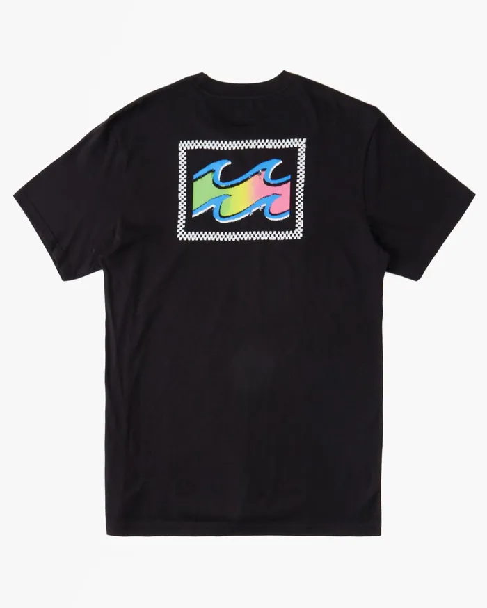 Billabong Boy039s 04027041 Crayon Wave TShirt Black Kids Boys039 Tees