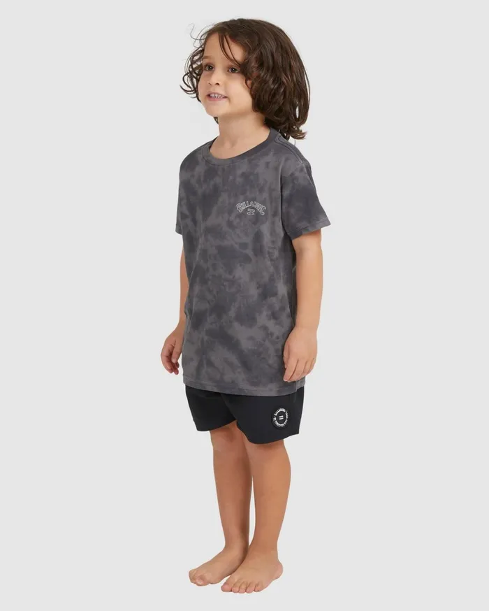 Billabong Boy039s 04027041 Groms Arch TieDye Short Sleeve TShirt Black Kids Boys039 Tees Billabong Boy039s 04027041 Groms Arch TieDye Short Sleeve TShirt Black Kids Boys039 Tees