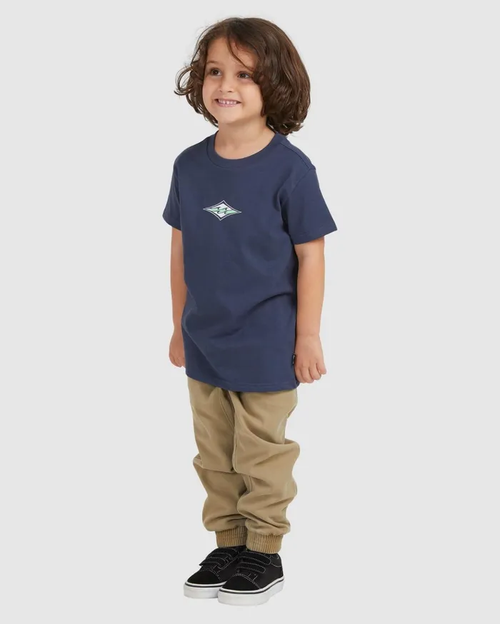 Billabong Boy039s 04027041 Groms Diamond Wave Short Sleeve TShirt Denim Kids Boys039 Tees Billabong Boy039s 04027041 Groms Diamond Wave Short Sleeve TShirt Denim Kids Boys039 Tees