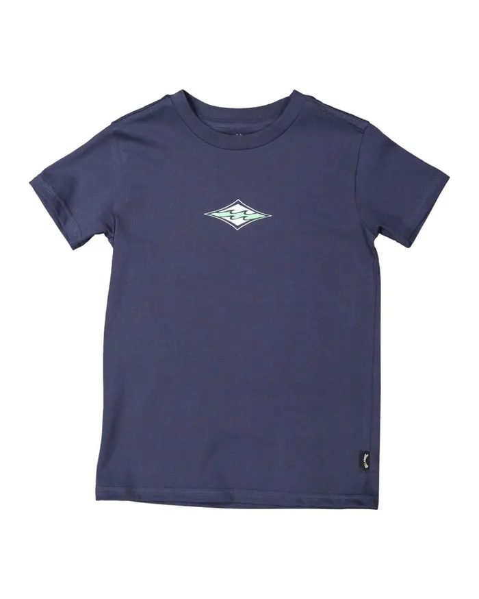 Billabong Boy039s 04027041 Groms Diamond Wave Short Sleeve TShirt Denim Kids Boys039 Tees Billabong Boy039s 04027041 Groms Diamond Wave Short Sleeve TShirt Denim Kids Boys039 Tees