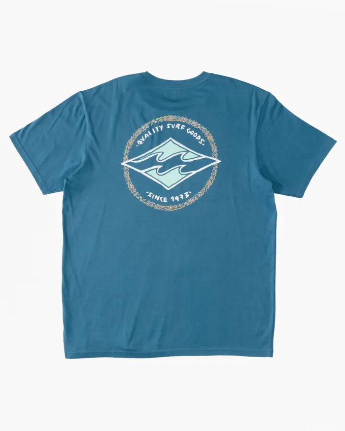 Billabong Boy039s 04027041 Rotor Diamond TShirt Blue Lagoon Kids Boys039 Tees Billabong Boy039s 04027041 Rotor Diamond TShirt Blue Lagoon Kids Boys039 Tees