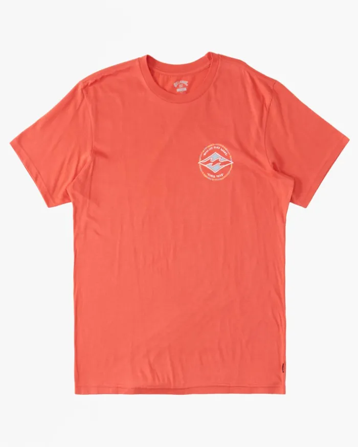Billabong Boy039s 04027041 Rotor Diamond TShirt Dark Coral Kids Boys039 Tees Billabong Boy039s 04027041 Rotor Diamond TShirt Dark Coral Kids Boys039 Tees