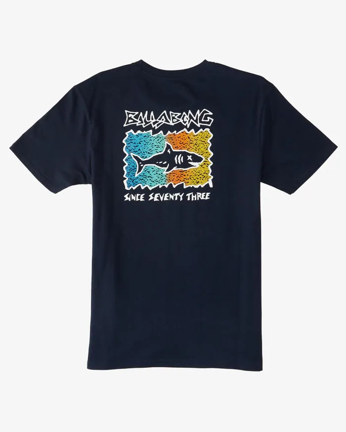 Billabong Boy039s 04027041 Sharky TShirt Navy Kids Boys039 Tees