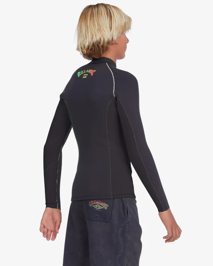 Billabong Boy039s 22mm Interchange Wetsuit Jacket Neon Green Kids Boys039 Wetsuits Billabong Boy039s 22mm Interchange Wetsuit Jacket Neon Green Kids Boys039 Wetsuits