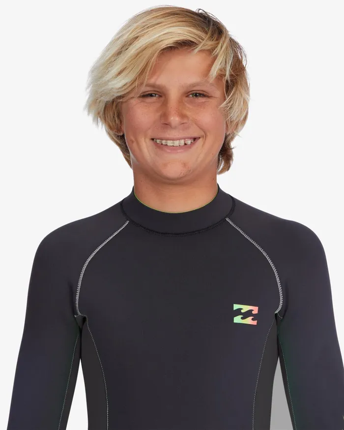 Billabong Boy039s 22mm Interchange Wetsuit Jacket Neon Green Kids Boys039 Wetsuits Billabong Boy039s 22mm Interchange Wetsuit Jacket Neon Green Kids Boys039 Wetsuits