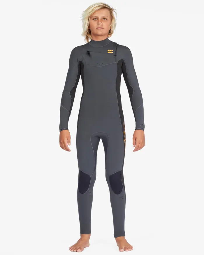 Billabong Boy039s 43 Absolute Chest Zip Full Wetsuit Graphite Kids Boys039 Wetsuits Billabong Boy039s 43 Absolute Chest Zip Full Wetsuit Graphite Kids Boys039 Wetsuits