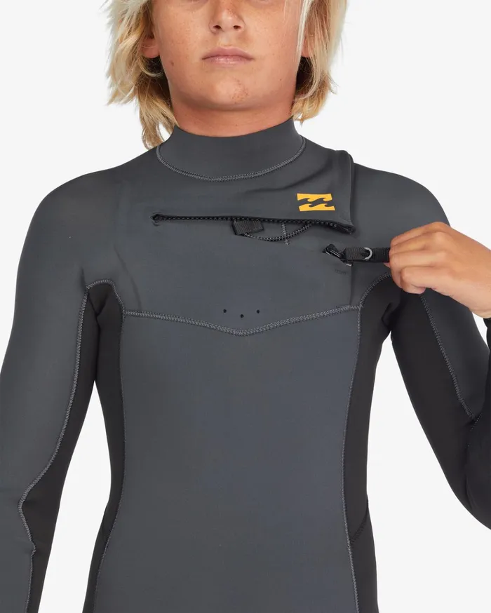 Billabong Boy039s 43 Absolute Chest Zip Full Wetsuit Graphite Kids Boys039 Wetsuits Billabong Boy039s 43 Absolute Chest Zip Full Wetsuit Graphite Kids Boys039 Wetsuits